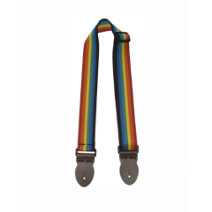 LeatherGraft 2" Rainbow Webbing Guitar Strap