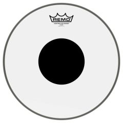 Remo 18" Controlled Sound Clear+Black Dot