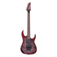 Ibanez RG Series, Poplar Burl Top, Red Eclipse Burst