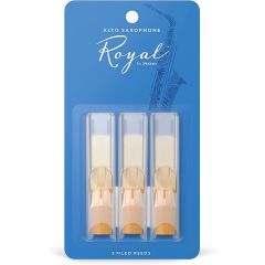 D'Addario Rico Royal Alto Sax Reed 3 Pack Strength 2