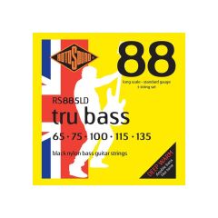 Rotosound Tru Bass Black Nylon Flatwound Bass Guitar Strings