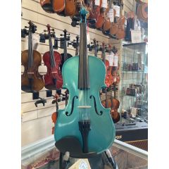 Antoni Metallic Blue  3/4 size Violin Outfit
