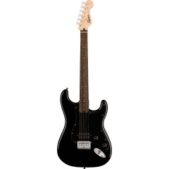 Squier Sonic Stratocaster HT H, Laurel Fingerboard, Black Pickguard, Black