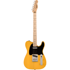 Squier Sonic Telecaster, Maple Fingerboard, Black Pickguard, Butterscotch Blonde