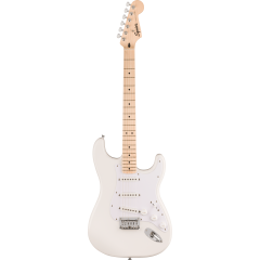 Squier Sonic Stratocaster HT, Maple Fingerboard, White Pickguard, Arctic White 