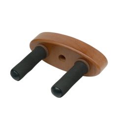 Stagg Wall-Mounted Hanger, Oval Wooden Base For Ukuleles, Mandolins and Violin