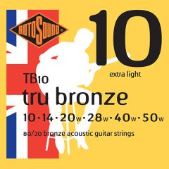 Rotosound Tru Bronze Acoustic Extra Light 10-50