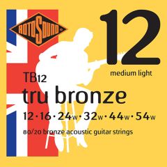 Rotosound Tru Bronze Acoustic Medium Light 12-54