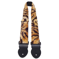 LeatherGraft Fun Fur Tiger Guitar Strap